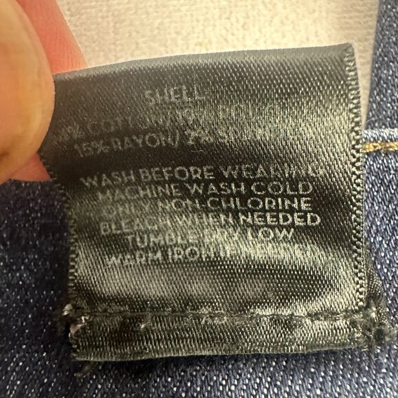 Ann Taylor Modern Fit Womens Jeans Dark Wash Size 14 Cotton Blend Denim - Picture 4 of 4